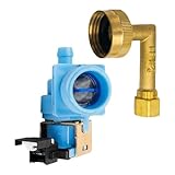 FACAIIO Waschmaschinen-Wassereinlassventil W10327250 für Ersatz Geschirrspüler, blau, Kunststoff