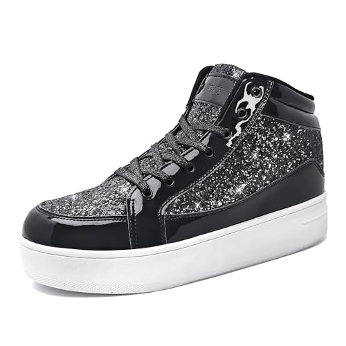 Image of IGxx Women Platform Glitter Sparkly Dressy Sequin Disco Sneakers