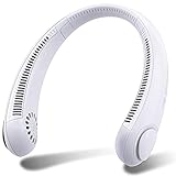 hand fans wholesale Lange Betriebszeit mit einem wiederaufladbaren 2400-mAh-Akku hält der tragbare Halsventilator 3 bis 9 Stunden je nach verschiedenen Geschwindigkeiten, ideal für Familien und Outdoor-Aktivitäten. Der handfreie persönliche Ventilator kann durch Computer, Laptop, mobile Stromversorgung usw. aufgeladen werden.