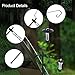 Menolana Camping Lantern Stand Camping Light Pole Hanger Versatile Compact Lamp Stand Hook Lamp Rack for BBQ Hiking Outdoor Activities