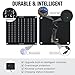 ECO-WORTHY 10W Solar Car Battery Charger Maintainer 12V Waterproof Portable Solar Trickle Charger for Car Truck Boat Lawn Mower RV Trailer Tractor ATV Utility Vehicle Battery