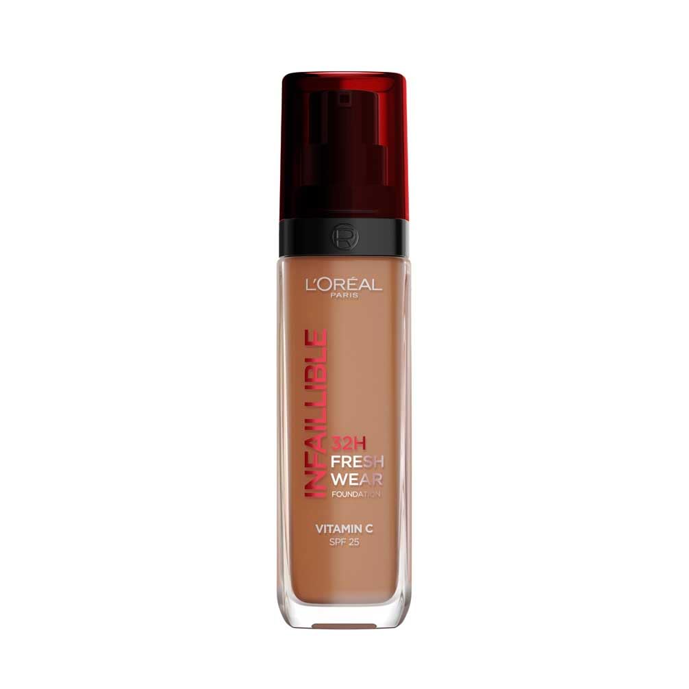 L'Oréal Paris, Base de maquillaje Líquida Infaillible 32h Fresh Wear, Para todo tipo de piel, Larga duración, cool rose, 30 ml — view 24