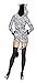 Leg Avenue Women's Savanna Zebra Costume, Black/White, Small