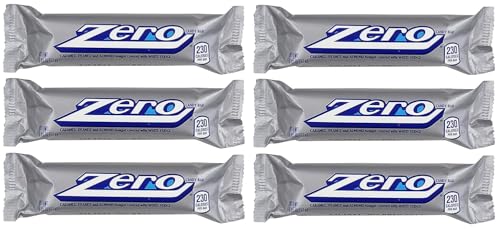 Zero Candy Bars 12 Pack 1.85 oz Each Caramel, Peanut, and Almond ...