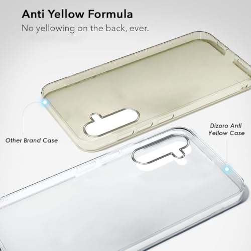 Image of DIZORO Compatible with Samsung Galaxy A54 5G Back Cover Case Clear,[ Anti Yellow ][Military Grade Protection] Hard PC Back Cover Transparent