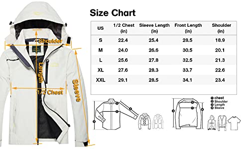 Giisam White Raincoat For Men Spring Waterproof Windbreaker Lightweight Rain Jackets Outdoor Running Hiking Cycling Raincoats #TOP5
