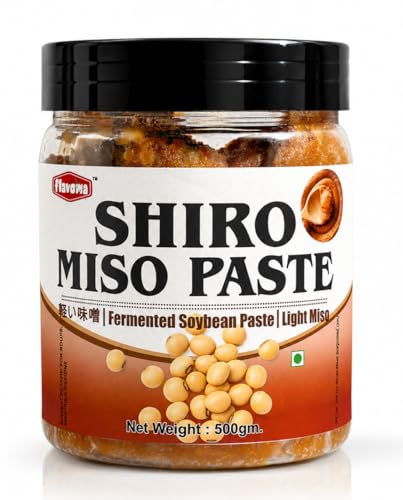 Image of Flavoma Shiro Miso Fermented Light Soybean Paste, 500g [ White Soybean Paste | Preservative-Free | Japanese Style | Perfect ingredient for Korean, Japanese, Chinese & Pan Asian dishes ]