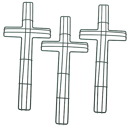 HOMOCONO 3pcs Wreath Frame for Garland Making Sturdy Floral Support for Easter Christmas Weddings Home Decor for Crafting Unique Arrangements