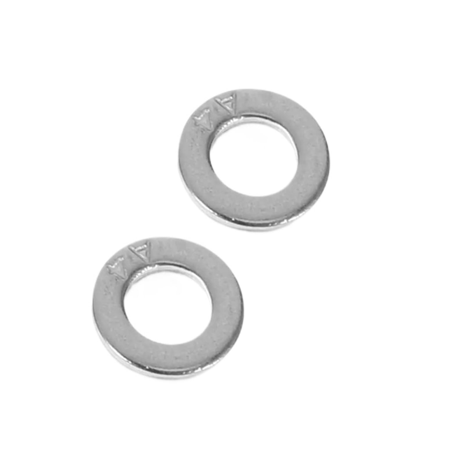 Unterlegscheiben 125 Stück Edelstahl-Unterlegscheiben, M6, rundes Metall for Bolzen, Schrauben, beständiges Hardware-Reparaturset-Sortiment