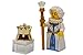 LEGO Queen of England with Scepter and Crown Toy - Custom Queen Elizabeth II Minifigure