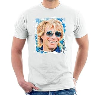 Sidney Maurer Vintro Jon Bon Jovi T-shirt pour homme Portrait original - Les Beatles, Paul McCartney, John Lennon, RIngo Starr, George Harrison