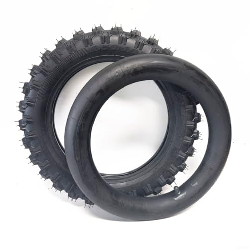 Pneu et chambre à air moto 14 x 2,50-10 combo avec valve droite ou coudée