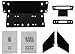 SuperATV Heavy Duty Winch Mounting Plate for Kawasaki Teryx/Teryx 4 (2014+)