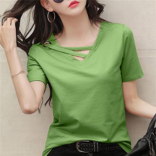 T-shirt blanc manches courtes femme coupe ample anti-engoncement