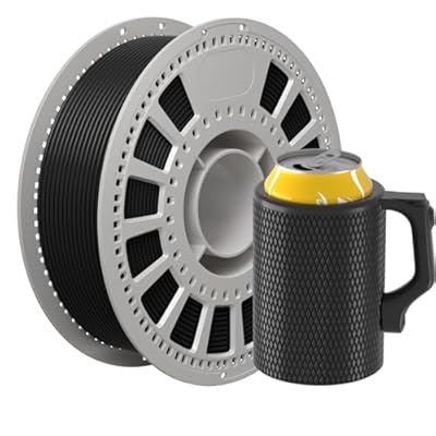 NevsBye Black PETG Filament 1.75, 3D Printer Filament 1kg(2.2lbs), Odorless and Non-Toxic,...