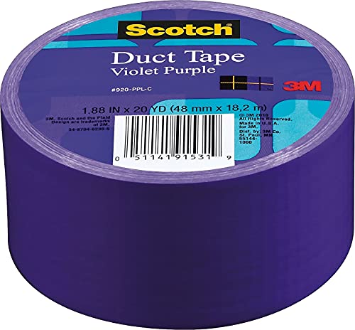 Scotch Duct Tape, 1.88 x 20 yds., Purple