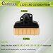 Carbhub 1123-120-1651 Air Filter Spark Plug Fuel/Oil Line Filter for STIHL 023 025 MS210 MS230 MS250 Chainsaw with 0000-350-3500 Fuel Filter 1123-358-7703 Fuel Hose Line