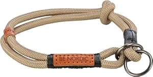 TRIXIE BE Nordic CollarEducación L 50 cm, ø13 mm Arena, Negro