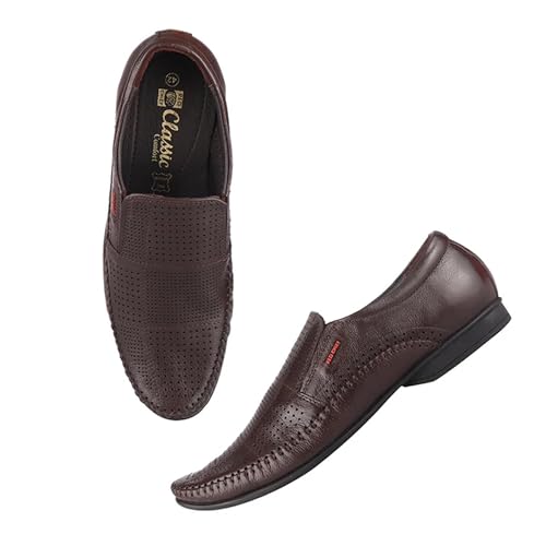 Image of Red Chief Genuine Leather Formal Slip On for Men | Pull-On Shoes for Men | RC3420
