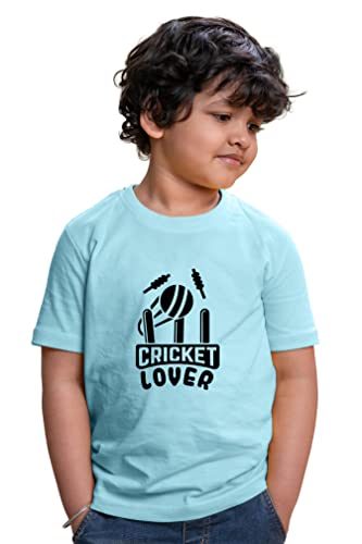 Image of Kids Cricket Lover Half Sleeve Printed Tshirt