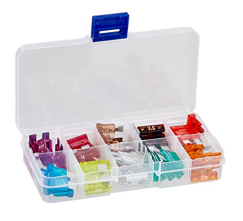 baytronic 50-teiliges Kfz-Sicherungssortiment Standard Flachstecksicherung inkl. Box (3A - 40A)