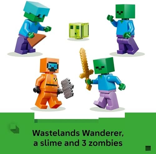 LEGO Minecraft Zombie Dungeon Building & Pretend Play Toy for Boys & Girls - Video Game Playset & Toy Figures for Kids, Ages 8+ - W/Wandering Wastelands Minifigure - Gift Idea for Birthdays - 21587 — view 4