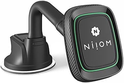 Magnetic Cell Phone Holder Mount for Car Windshield or Dashboard w/Suction Cup