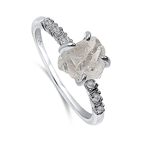Real Raw Clear Quartz Crystal Dainty...