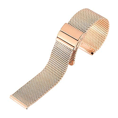 Bracelet de montre anti usure 18 20 22 mm acier avec boucle déployante