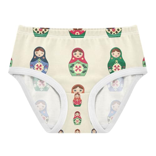 Colorful Nested Russia Dolls Toddler Girls's Underwear 2T 202c1230