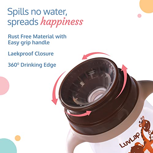 LuvLap-Baby-Bite-Resistant-Soft-Spout-360-Sipper-Cup-240-ml-Pink