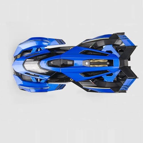 Image of 1:22 Scale Diecast Metal Car Lambo V12 GT Toy Car for Kids Collection Model Cars with Light Sound Pull Back Openable Door