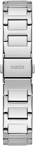 Miniatura 4 de GUESS Reloj para mujer de 1.260 in - Correa de tono plateado con esfera plateada, Tono plateado, Moderno