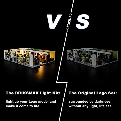 BRIKSMAX Led Lighting Kit for LEGO-21336 The Office - Compatible with Lego Ideas Building Blocks Model- Not Include Lego Set