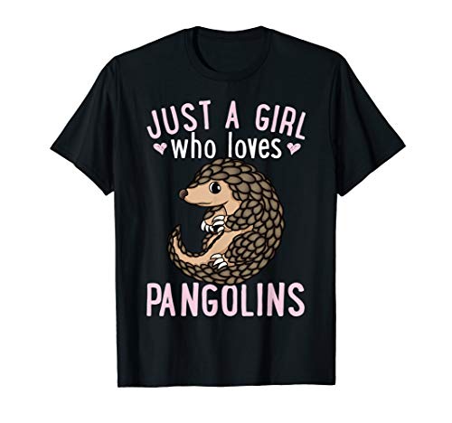 Just A Girl Who Loves Pangolins Kawaii Save the Pangolin T-Shirt