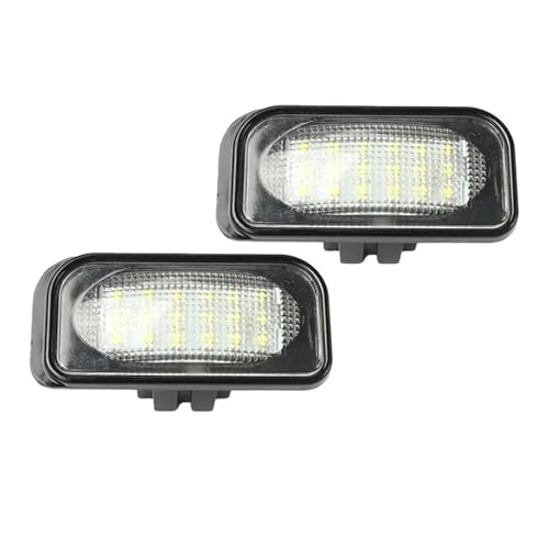 Luces LED de matrícula Benz W203 sedán pack de 2 unidades para recambio de bombillas