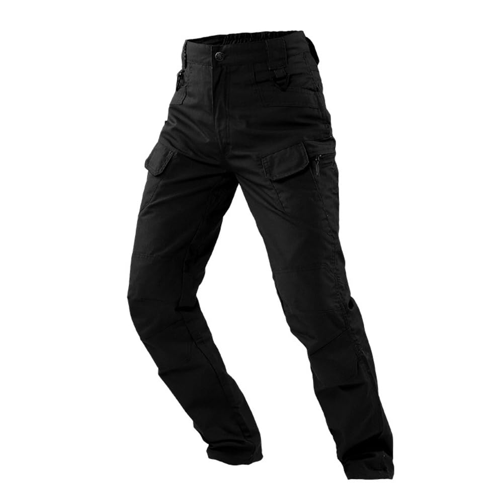 Men Cargo Pants Camouflage/Solid Color Hiking Pants Multi Pocket Men Work Pants Slim Fit Chino Pants Spring Autumn Tactical Pants for Hunting Outdoor