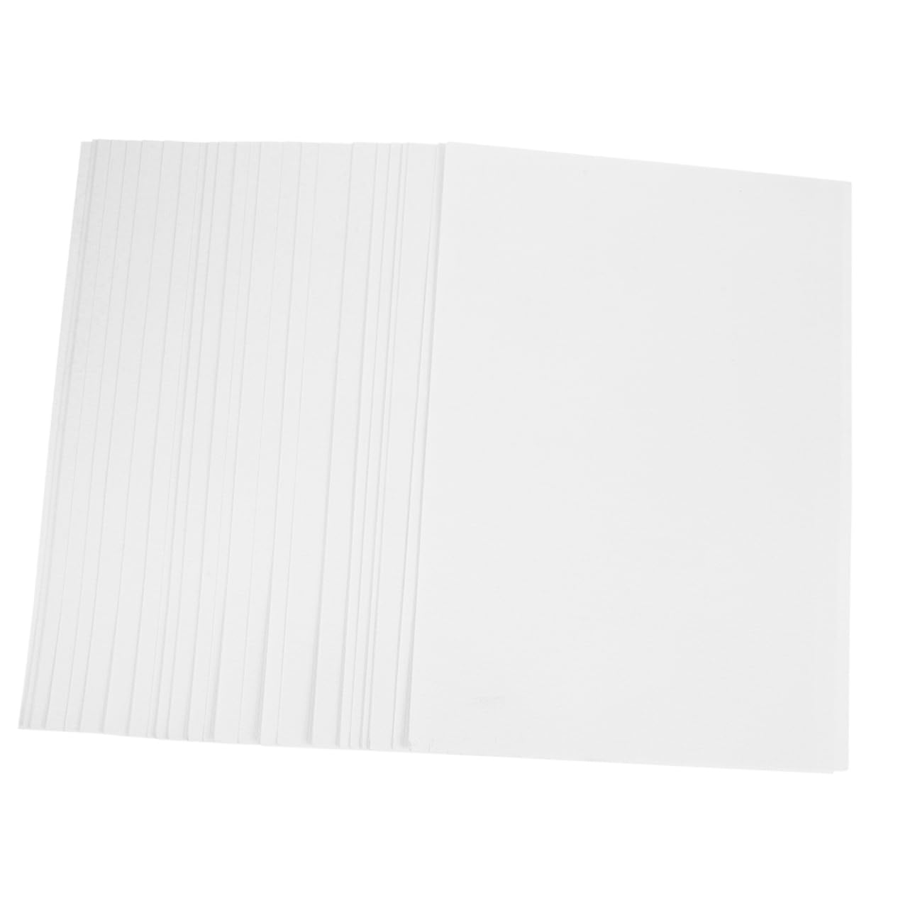 Papier à Aquarelle A4 Épais Blanc 100 Pièces pour Dessin