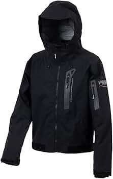 RBB ウェーディングジャケット黒 過酷な厳冬期のウェーディングゲーム