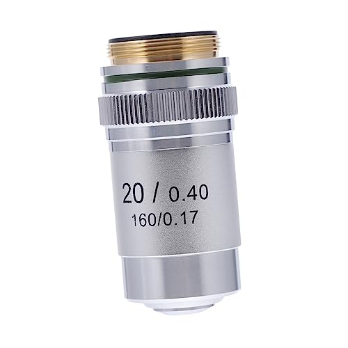 Balacoo Professional 20x Objective Lens for Lab Microscope 95mm No Chromatic Aberration