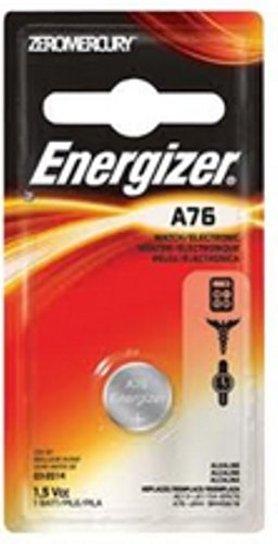 Energizer Watch Battery 1.5 Volt A76 1 Each (Pack of 4)