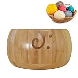 💕【Materiales Resistentes】- Nuestro almacenamiento de hilo está hecho de bambú irrompible, respetuoso con el medio ambiente, de alta calidad es muy hermosa. Se puede transportar fácilmente para que puedas tejerlo en cualquier momento y en cualquier lugar. Es hermoso, manejable y puede durar años. Tenga en cuenta que este producto no tiene tapa.