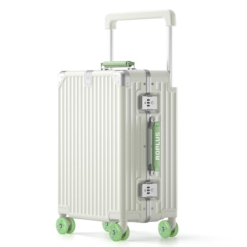 ROPLUS Aluminum Frame Jelly Wheels Luggage