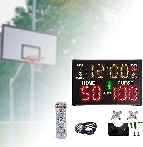 Marcador electrónico portátil para baloncesto y otros deportes miniatura 6