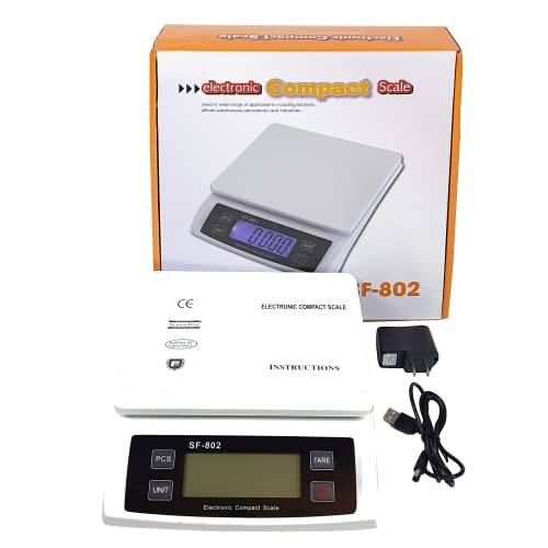 Shipping Scale For Packages 66 Lb (30 Kg) – Eosphorus Postal Scale For Shipping Packages Package Scale – Pound, Ounce, Kilogram, Gram, Hold, Tare, Counting Function, Usb Cord And Ac/Dc Adapter #TOP5