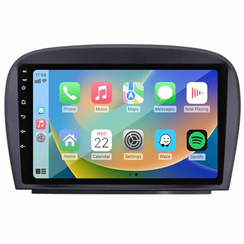 Autoradio Android Benz SL R230 avec écran tactile 9 pouces et Bluetooth MP5