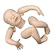 Luckxing Reborn-Babypuppe,Unbemalte Reborn Baby Doll | Unlackierte Silikonform für wiedergeborene Puppen