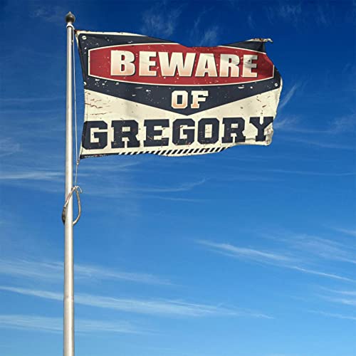 Drapeau Gregory idéal pour décorations de porte de chambre à coucher ado - 4