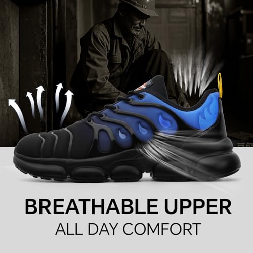Image of Steel Toe Shoes for Men Women Lightweight Safety Work Sneakers