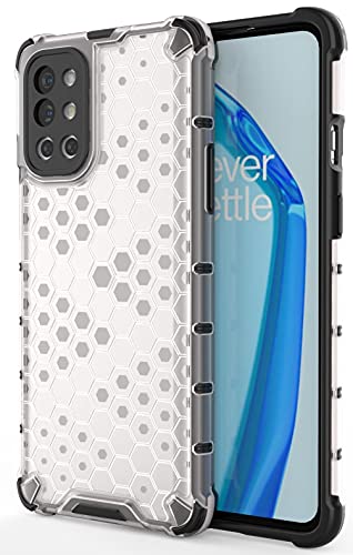 Image of Glasgow Back Case Cover Compatible with OnePlus 9R (Stylish Design) -Transparent